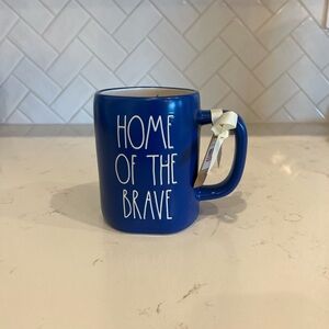 Rae Dunn Home of The Brave Mug